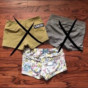 Spandex shorts bundle